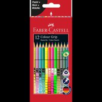 FABER-CASTELL Colour GRIP Buntstifte farbsortiert, 12 St.