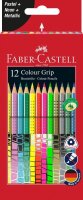 FABER-CASTELL Colour GRIP Buntstifte farbsortiert, 12 St.