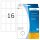 HERMA Movables Etiketten 10613 weiß 25,0 x 40,0 mm, 384 Etiketten