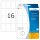 HERMA Movables Etiketten 10613 weiß 25,0 x 40,0 mm, 384 Etiketten