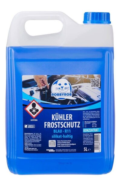 ROBBYROB R11, für Benzin- und Dieselmotoren Kühlerfrostschutz 5 l, 1 St.