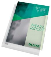 LEITZ Sichthüllen 4056 DIN A4 transparent genarbt 0,17 mm, 5 St.