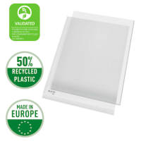 LEITZ Sichthüllen 4056 DIN A4 transparent genarbt 0,17 mm, 5 St.