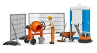 bruder Baustellenset 62008 Zubehörset für...
