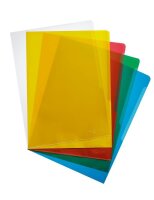 DURABLE Sichthüllen 2337 DIN A4 farbsortiert genarbt...