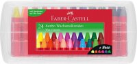 FABER-CASTELL Jumbo Wachsmalstifte farbsortiert, 24 St.