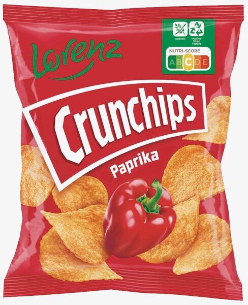 Crunchips Paprika Chips 20x 25,0 g, 20 St.