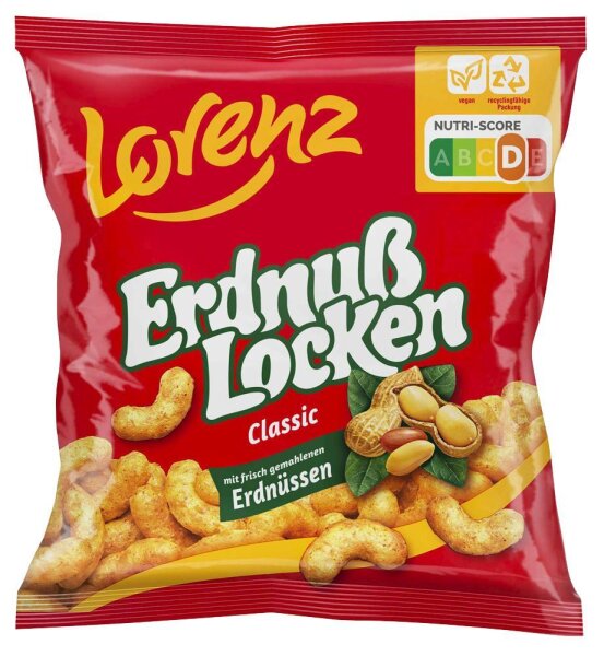 Lorenz Erdnuß Locken Classic  20x 30,0 g, 20 St.