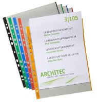 herlitz Prospekthüllen DIN A4 glasklar glatt 0,07...