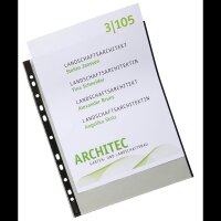 herlitz Prospekthüllen DIN A4 glasklar glatt 0,07 mm, 50 St.
