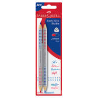 FABER-CASTELL Jumbo Grip Silbenstifte mehrfarbig, 2 St.