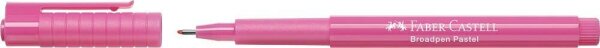 FABER-CASTELL Broadpen Pastel Fineliner pink 0,8 mm, 1 St.