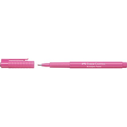 FABER-CASTELL Broadpen Pastel Fineliner pink 0,8 mm, 1 St.