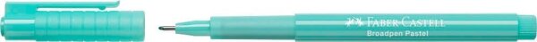 FABER-CASTELL Broadpen Pastel Fineliner grün 0,8 mm, 1 St.