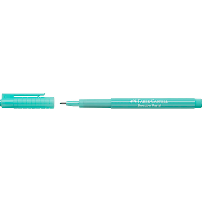 FABER-CASTELL Broadpen Pastel Fineliner grün 0,8 mm, 1 St.