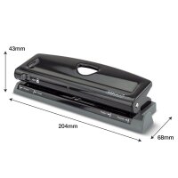 RAPESCO® Locher für Terminplaner 1725 schwarz, 1...