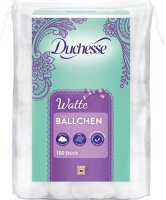 Duchesse Watte BÄLLCHEN 1-lagig weiß, 100 St.
