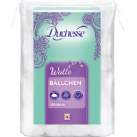 Duchesse Watte BÄLLCHEN 1-lagig weiß, 100 St.