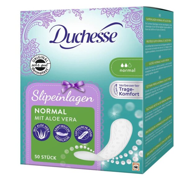 Duchesse Slipeinlagen Normal mit Aloe Vera, 50 St.