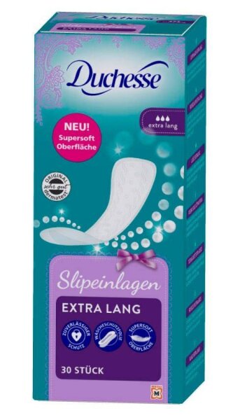Duchesse Slipeinlagen Extra Lang, 30 St.