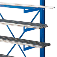 SCHULTE Kragarmregal K1000 14480 enzianblau 125,0 x 50,0...