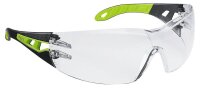 uvex Schutzbrille pheos 9192 schwarz, grün, 1 St.