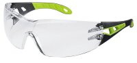 uvex Schutzbrille pheos 9192 schwarz, grün, 1 St.