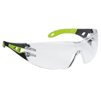 uvex Schutzbrille pheos 9192 schwarz, grün, 1 St.