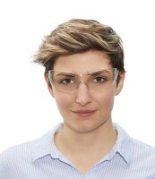 uvex Schutzbrille pheos 9192 schwarz, grün, 1 St.