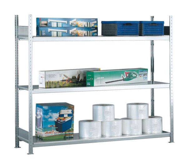 SCHULTE Schwerlast-Weitspannregal WS 2000 15514 silber 200,0 x 60,0 x 200,0 cm