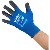 uvex unisex Arbeitshandschuhe phynomic WET blau Größe 10, 1 Paar