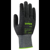 uvex unisex Schnittschutzhandschuhe C300 dry anthrazit Größe 9, 1 Paar