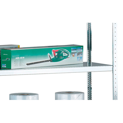 SCHULTE Anbau-Schwerlast-Weitspannregal WS 2000 15527 silber 225,0 x 80,0 x 200,0 cm