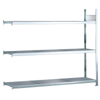 SCHULTE Anbau-Schwerlast-Weitspannregal WS 2000 15527 silber 225,0 x 80,0 x 200,0 cm