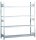 SCHULTE Schwerlast-Weitspannregal WS 2000 15586 silber 150,0 x 80,0 x 250,0 cm