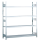 SCHULTE Schwerlast-Weitspannregal WS 2000 15586 silber 150,0 x 80,0 x 250,0 cm