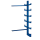 SCHULTE Anbau-Schwerlastregal K1000 14481 enzianblau 125,0 x 50,0 x 200,0 cm