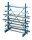 SCHULTE Kragarmregal K1000 14490 enzianblau 125,0 x 100,0 x 200,0 cm