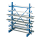 SCHULTE Kragarmregal K1000 14490 enzianblau 125,0 x 100,0 x 200,0 cm