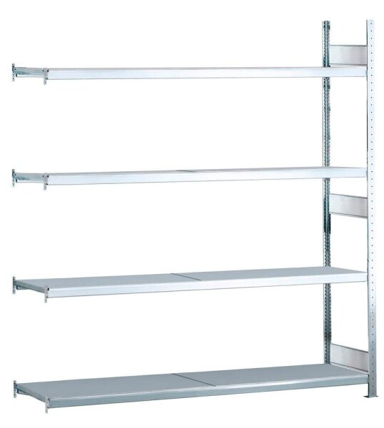 SCHULTE Anbau-Schwerlast-Weitspannregal WS 2000 15595 silber 200,0 x 60,0 x 250,0 cm
