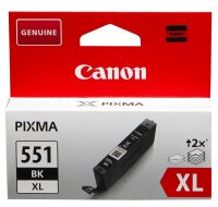 Canon CLI-551 XL BK schwarz Druckerpatrone
