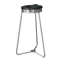 Müllsackständer 70,0 - 120,0 l schwarz, silber,...