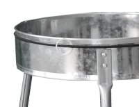 Müllsackständer 70,0 - 120,0 l schwarz, silber, 1 St.