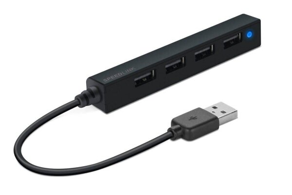 speedlink USB-Hub SNAPPY SLIM 4-fach schwarz