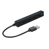 speedlink USB-Hub SNAPPY SLIM 4-fach schwarz