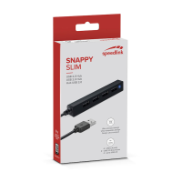 speedlink USB-Hub SNAPPY SLIM 4-fach schwarz