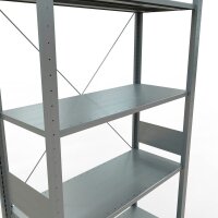 SCHULTE Schwerlastregal MULTIplus 150 12742 silber 100,0 x 40,0 x 300,0 cm
