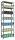 SCHULTE Schwerlastregal MULTIplus 150 12742 silber 100,0 x 40,0 x 300,0 cm