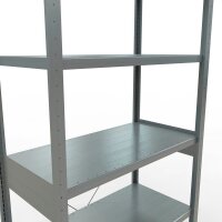 SCHULTE Schwerlastregal MULTIplus 250 12951 silber 100,0 x 50,0 x 250,0 cm