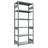SCHULTE Schwerlastregal MULTIplus 250 12951 silber 100,0 x 50,0 x 250,0 cm